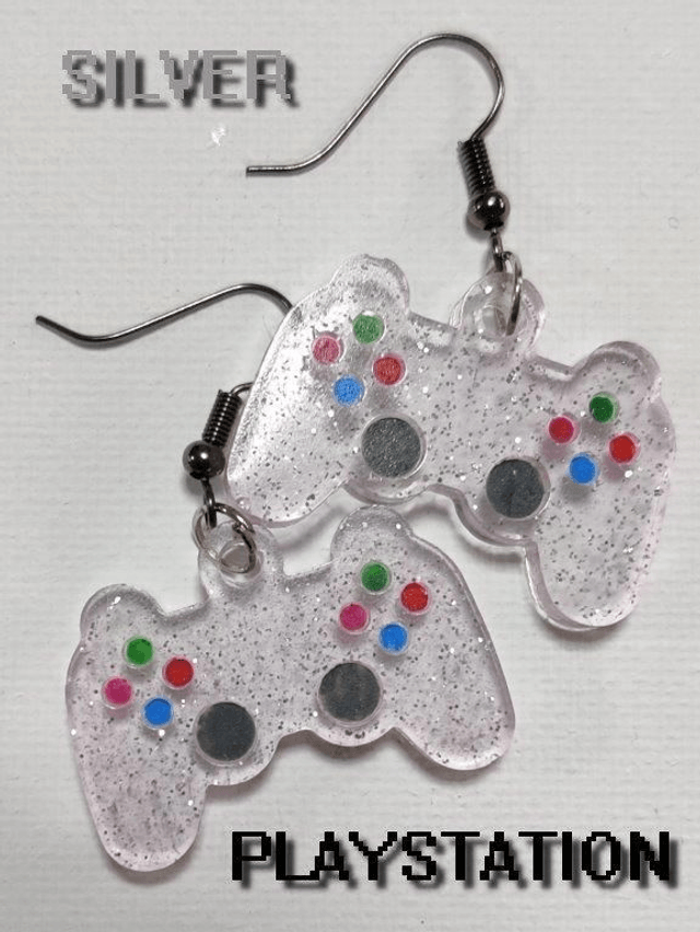 Boucles d'oreilles manette silver