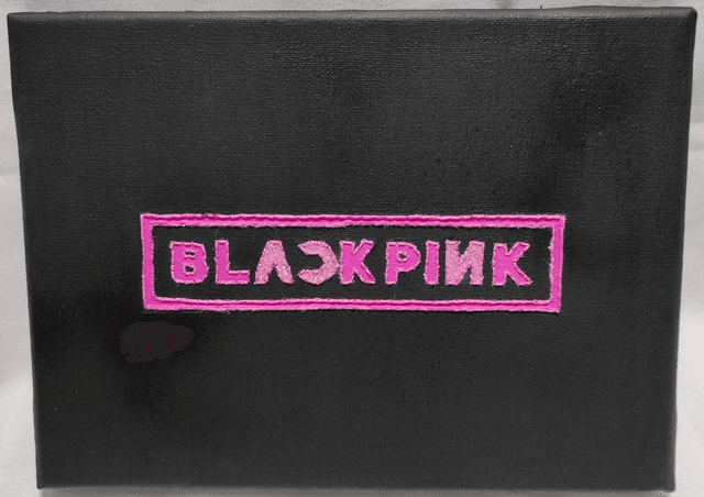 Toile brodée Blackpink (Kpop)