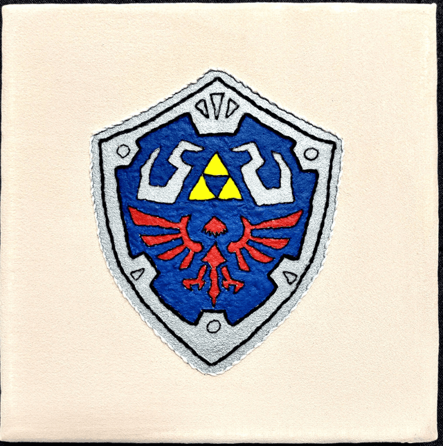 Toile brodée Bouclier d&#039;Hylia